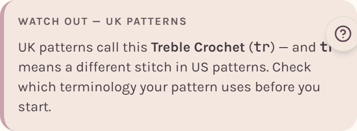 Watch out, UK patterns: UK patterns call this Treble Crochet (tr) (on a phone)